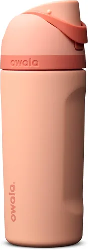 Vista 15 de Owala FreeSip - Acero inoxidable - 32 oz - Morado/Azul (pistas de esquí de los años 80)