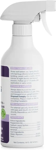 Vista 7 de Spray para el hogar, colchón, muebles y alfombras, tratamiento matador de insectos para ácaros del polvo, pulgas y piojos, aceite esencial natural
