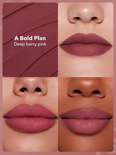 Vista 5 de SHEGLAM Dynamatte Boom Lápiz Labial Mate Impermeable de Larga Duración a Prueba de Transferencia Lápiz Labial - Un Plan Audaz