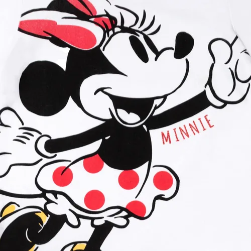 Vista 7 de Disney Minnie Mouse - Conjunto de camiseta y leggings acolchados con cremallera y chaleco de 3 piezas para bebés y niños grandes
