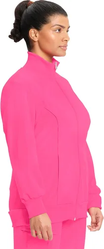 Vista 6 de Infinity by Cherokee 2391A - Chaquetas médicas con cremallera frontal para mujer, tela elástica en 4 direcciones
