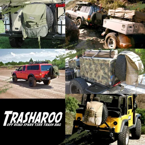 Vista 5 de Bolsa de basura Trasharoo Spare Tire, Negro