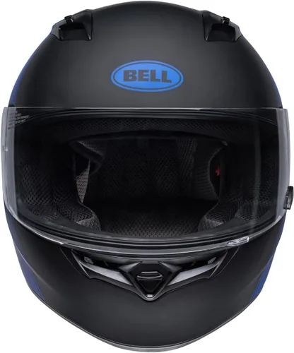 Vista 2 de Bell Qualifier Ascent Negro Mate/Azul/Blanco