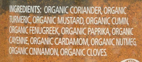 Vista 4 de Simply Organic Curry en polvo, certificado orgánico 0.53 oz