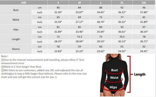 Vista 6 de Camisetas de manga larga con cuello alto para mujer, camisetas para salir a la moda 2024