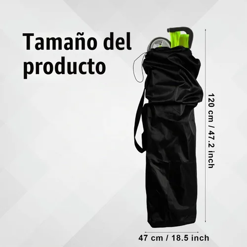 Vista 2 de lasuroa Bolsa de cochecito, bolsa impermeable para cochecito portátil, bolsa de control para puerta de cochecito con asa, funda para cochecito