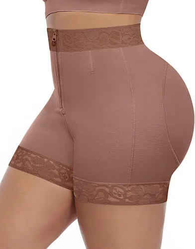 Vista 9 de FeelinGirl - Faja moldeadora para control de abdomen, levantamiento de Negro