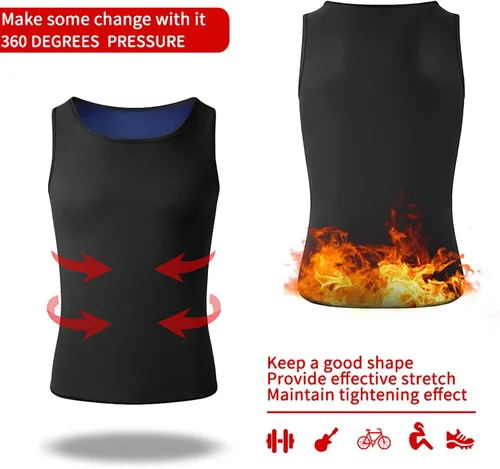 Vista 8 de PAIIDE CGTFY - Camiseta sin mangas de compresión de ginecomastia para hombre (2 unidades, LXL)