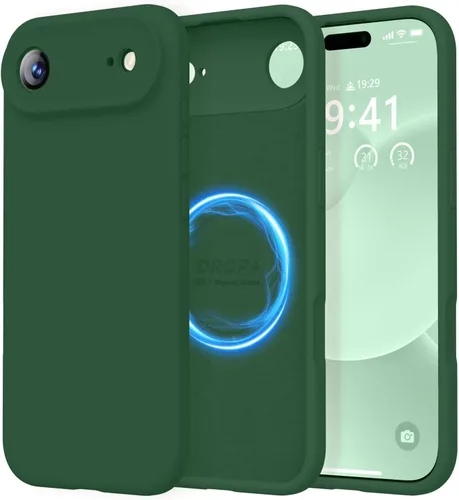 Vista 120 de LOVE 3000 Diseñada para Funda iPhone Air, Silicona Premium [Compatible con Magsafe][Forro de Microfibra Suave Anti-Rayones] Funda Protectora