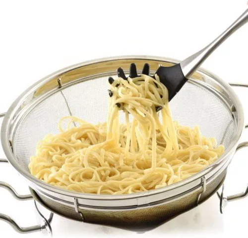 Vista 5 de Norpro Servidor de pasta de acero inoxidable y silicona