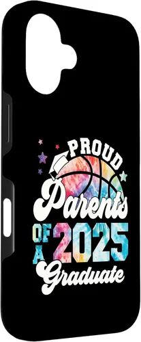 Vista 3 de iPhone 16 Parents of a 2025 Graduate Senior Graduation Basketball Case