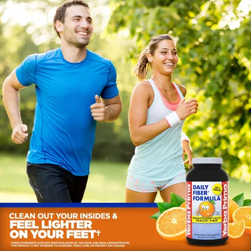 Vista 5 de Yerba Prima Daily Fiber Formula 16 oz (paquete de 2) – Suplemento de fibra dietética premium, sin OMG, sin gluten, fabricado en los Estados Unidos