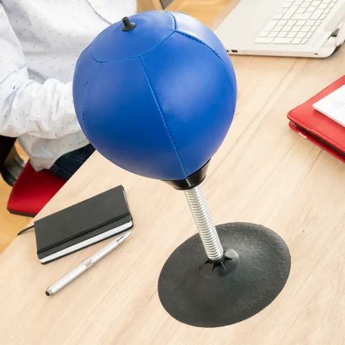 Vista 5 de Saco de Boxeo Hinchable Antiestrés de Escritorio Hittres InnovaGoods