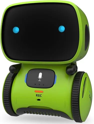 Vista 8 de GILOBABY - Robot inteligente, control táctil y de voz juguete interactivo para niños de 3 a 5 años Interactive & Smart, Touch & Voice Control Azul