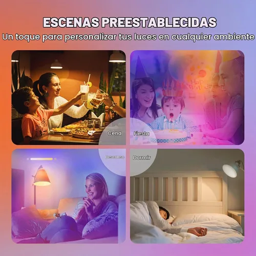 Vista 6 de Broadlink Kit de iluminación de bombillas inteligentes FastCon con control
