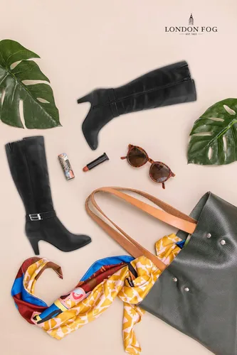 Vista 6 de London Fog Botas de vestir con tacón para mujer
