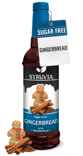 Vista 79 de Jarabe de café sin azúcar Syruvia, jarabe con sabor a caramelo para bebidas, lattes y postres – 25.4 fl oz