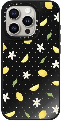 Vista 20 de CASETiFY Mirror - Funda para iPhone 15 Pro Max [reflectante, protección contra caídas de 4.9 pies/compatible con Magsafe] - Lindas impresiones