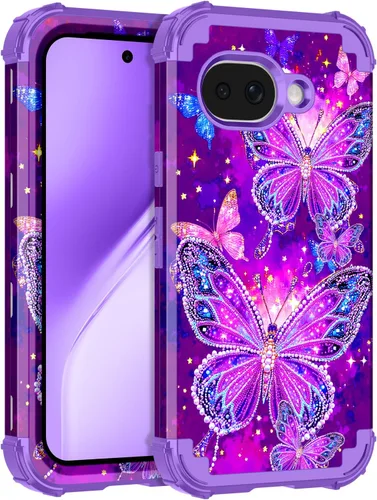 Vista 15 de Rancase Funda para Google Pixel 10 Pro XL 2025, brilla en la oscuridad de tres capas [protección de grado militar] resistente a prueba de golpes