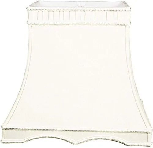 Vista 7 de Royal Designs - Pantalla rectangular para lámpara de diseño, color beige, (8 x 6) x 12 x 8 pulgadas x 11 pulgadas