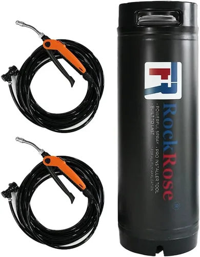 Vista 10 de RockRose Pulverizador de 3 Galones de Acero Inoxidable Tanque Presurizado Cilíndrico - Pulverizador Industrial Solución de Alta Eficiencia Operación