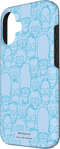 Vista 2 de Funda con estampado de personajes de The Simpsons Springfield para iPhone 16
