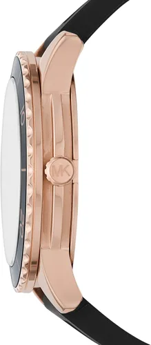 Vista 2 de Michael Kors Reloj Runway de acero inoxidable MK6979 - Reloj de cuero de tres manecillas Runway