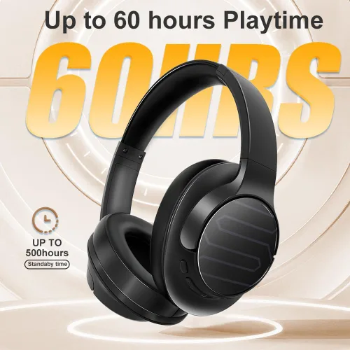 Vista 2 de Soul Ultra Wireless 2 - Auriculares Bluetooth inalámbricos sobre la oreja, diseño plegable con cómodas almohadillas de proteína, carga rápida USB-C