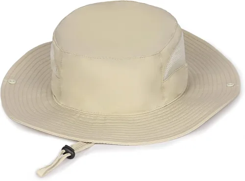 Vista 13 de Zylioo Sombrero de sol XXL Boonie para cabezas grandes, UPF50+ sombrero de Verde militar-a