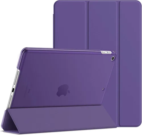 Vista 17 de JETech - Funda para iPad (9.7 pulgadas/24.64 cm, modelo 2018/2017, 6ª/5ª generación), funda inteligente con activación/suspención automática (Beige)