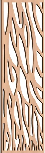 Vista 115 de 9 3/8"W x 24 3/8"H x 1/4"T Bristol Decorativos Paneles de Pared de Madera Calado, Cereza