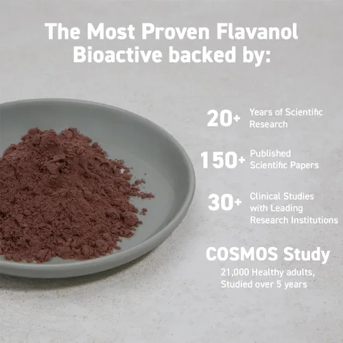 Vista 6 de CocoaVia Cardio Health Cacao en polvo, 15 palitos de una sola porción, 500 mg de flavanoles de cacao, apoya la salud del corazón, aumenta el óxido