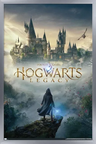 Vista 11 de Trends International Harry Potter: Hogwarts Legacy - Póster de pared de arte clave, 22.4 pulgadas de largo x 14.7 pulgadas, versión enmarcada