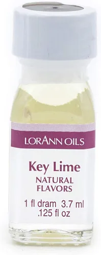 Vista 3 de LorAnn Key Lime Super Strength Flavor, 1 botella de dram (0.0125 fl oz - 0.1 fl oz)