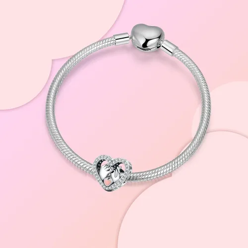 Vista 85 de Abalorios de plata de ley 925 con letras de la A ~ Z, para pulseras, collares, Día de San Valentín, Día de la Madre, joyería regalos para mujeres