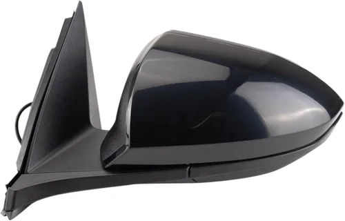 Vista 8 de TRQ Espejo eléctrico para el lado del conductor, plegado manual, pintura negra suave a juego, compatible con Hyundai Santa Cruz Tucson 2022 2023