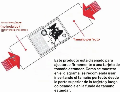 Vista 5 de KMC 100 Barrera para tarjeta tamaño perfecto (10 paquetes/total de 1000), 2