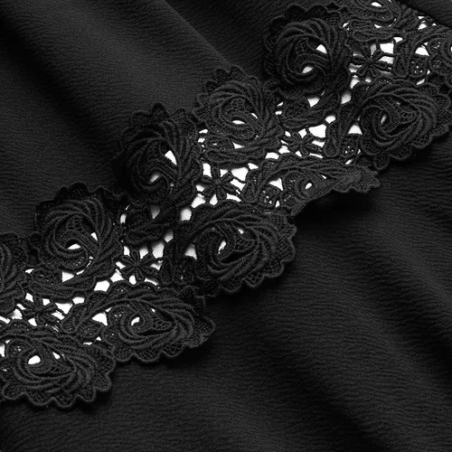 Vista 5 de HOMEYEE Vestido de Cóctel para Mujer de Línea A con Bordado Casual para Fiesta de Verano Invitada de Boda A079