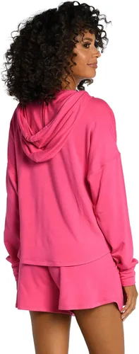 Vista 4 de La Blanca Suéter con capucha para mujer