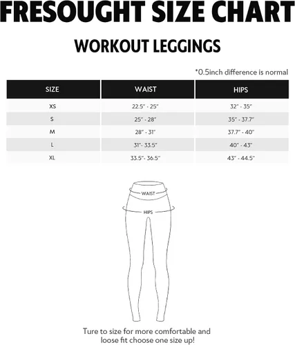 Vista 6 de FRESOUGHT Leggings de entrenamiento para mujer, sin costuras, cintura alta, control de abdomen, pantalones de yoga activos, mallas con levantamiento
