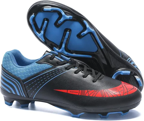 Vista 3 de Josaju Zapatos deportivos de fútbol para hombre y mujer, para deportes al aire libre, interiores, correr, caminar, zapatos de fútbol