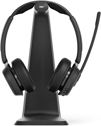 Vista 7 de EPOS Impact 1061 ANC - Auriculares Bluetooth de Alto Rendimiento para PC - de Doble Cara, Cancelación Avanzada de Ruido, EPOS AI, Audio de Banda