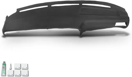 Vista 17 de PIT66 Cubierta de bisel de tablero TPE negra compatible con Buick Apollo/Olds Omega 1972-1974 Compatible con Chevy Chevy II/Chevy Nova 1969-1974