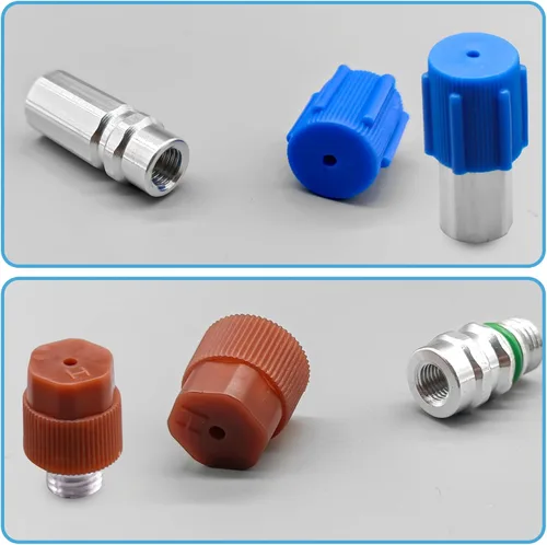 Vista 5 de CANIPHA Kit de núcleo de válvula de aire acondicionado, kit de conversión R12 a R134a R134a Sistema de refrigeración A/C núcleo de válvula, kit