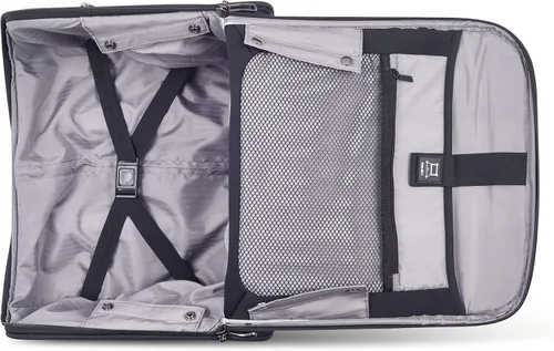 Vista 4 de DELSEY PARIS Helium DLX Softside - Maleta para debajo del asiento con 2 ruedas, Negro, Helium DLX Softside Equipaje Under-seater con 2 ruedas
