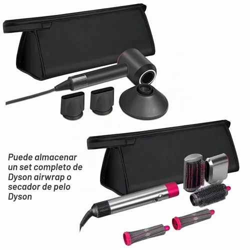 Vista 2 de Funda de viaje para Dyson Airwrap Styler/Shark Flexstyle, funda de transporte portátil para secador de pelo supersónico Dyson, impermeable