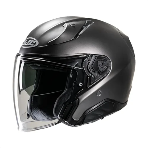 Vista 6 de Casco de motocicleta HJC RPHA 31 sólido con visera HJ-39 Pinlock, aprobado por DOT (Negro, XS)