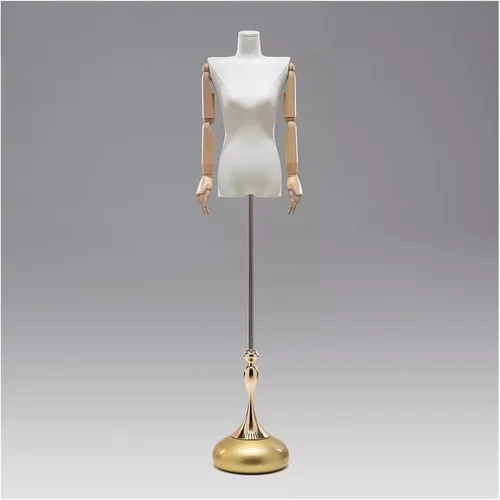 Vista 7 de Adjustable Black Dress Form Mannequin 54”-75” for Clothing & Jewelry Display, Perfect for Retail, Home Use, Tailoring & Fashion Shows