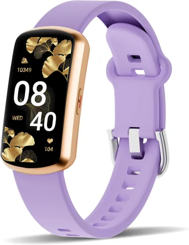 Vista 9 de Monitor de salud y fitness, reloj inteligente con frecuencia cardíaca 24/7, monitor de actividad con presión arterial y monitor de oxígeno