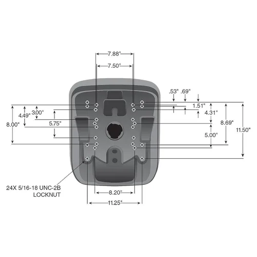 Vista 2 de Stens Asiento de respaldo alto 420-360, compatible con/reemplazo para Genie: 123137, John Deere: VG12160, Simplicidad: 1731999, 1731999SM, vinilo